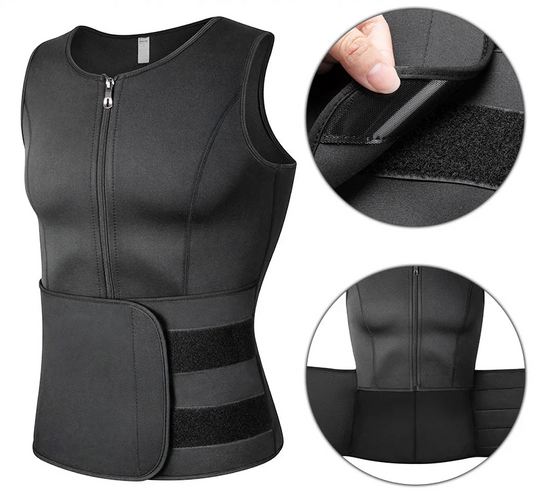 Gilet de sudation sauna pour homme