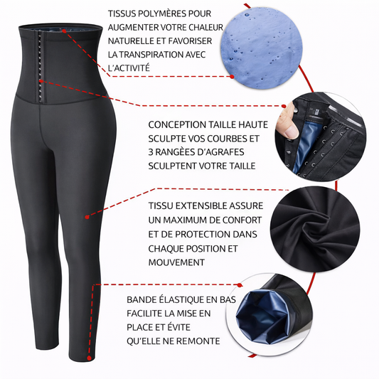 Leggings sauna amincissants pour HOMME